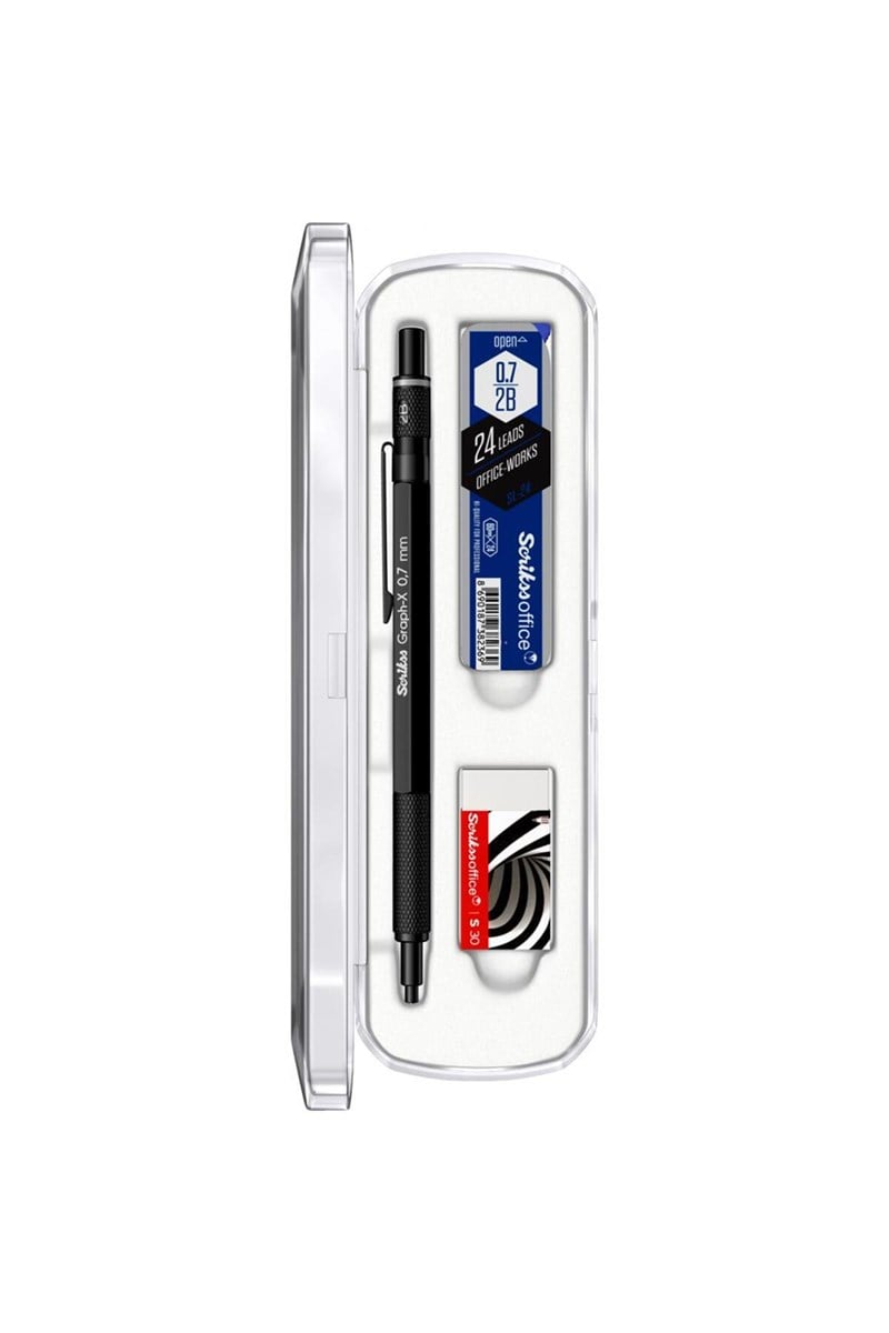 Scrikss Graph-x Metal 3 Lu Set 0.7 Mat Siyah