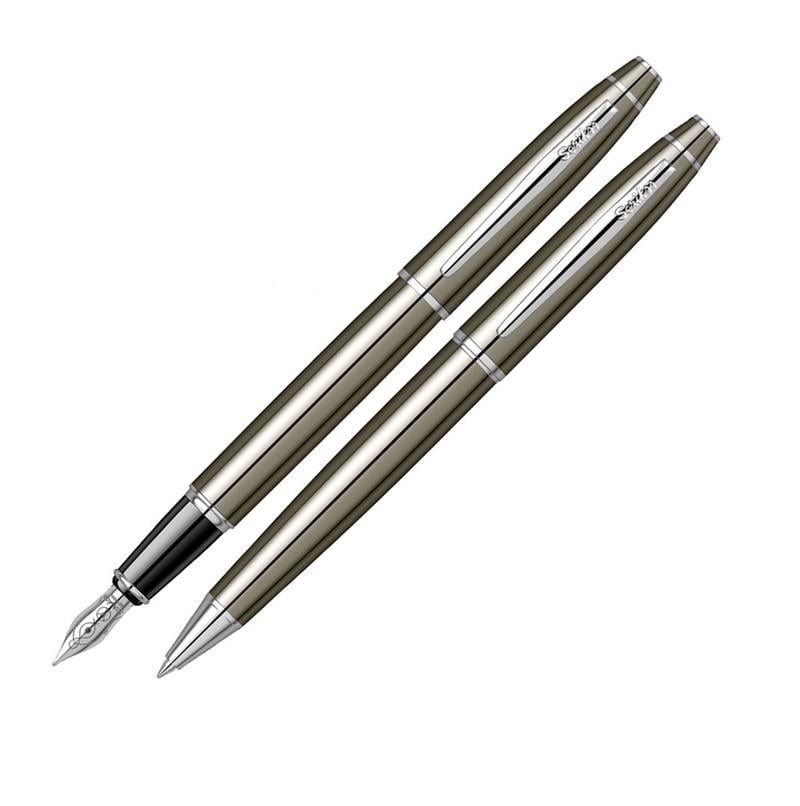 Scrikss Kalem Seti 35 Dolma & Tükenmez Titanium Lüx Kutu