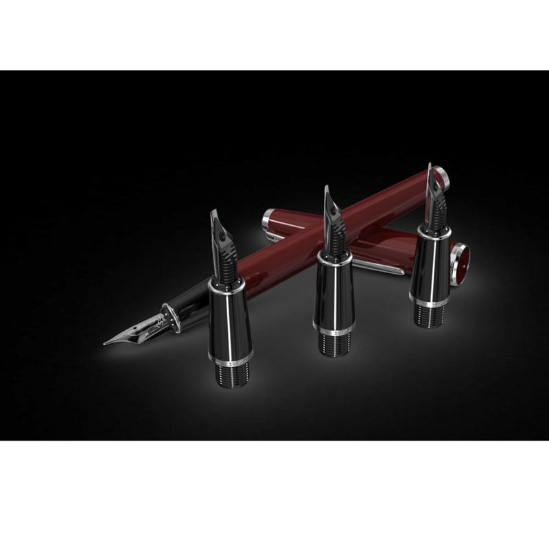 Scrikss Kaligrafi Kalemi 33 Set Bordo Siyah