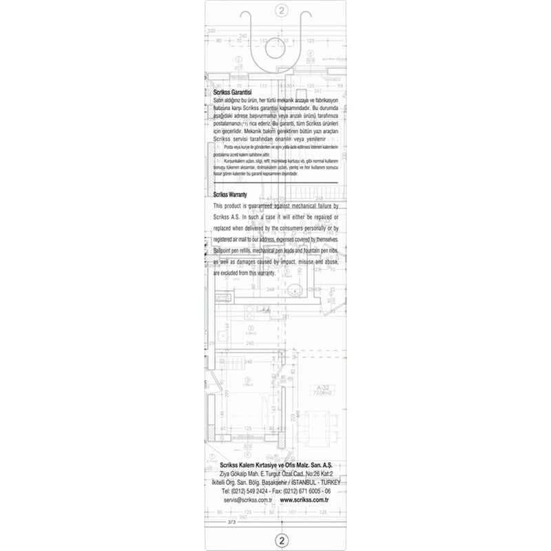 Scrikss Pro-S Mekanik Kurşun Kalem 0.5 mm Siyah