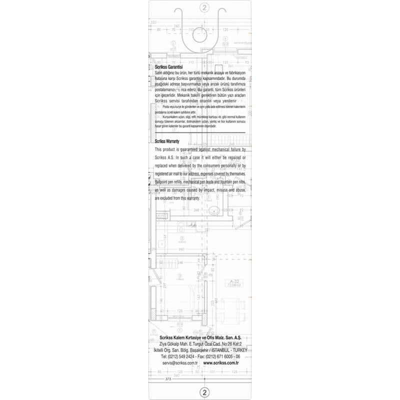Scrikss Pro-S Mekanik Kurşun Kalem 0.5 mm Siyah