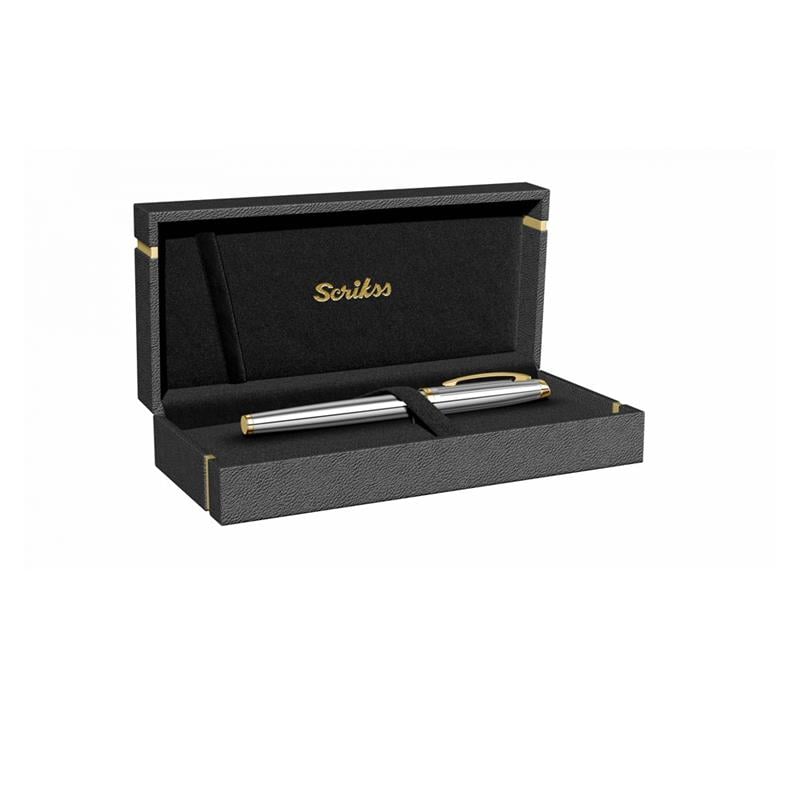 Scrikss Roller Kalem 39 Gold Krom Lüx Kutu