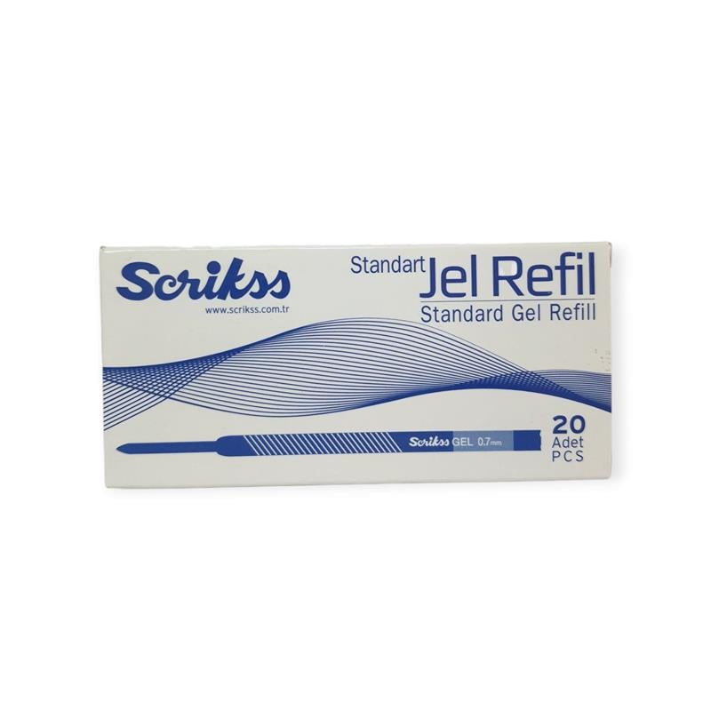 Scrikss Standart Refil Jel Mavi 20’li Kutu