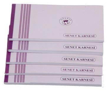 Senet Karnesi Karton Kapaklı 50 yaprak