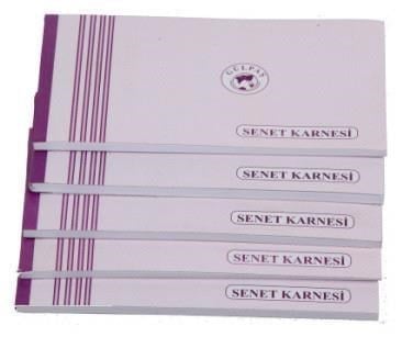 Senet Karnesi Karton Kapaklı 50 yaprak