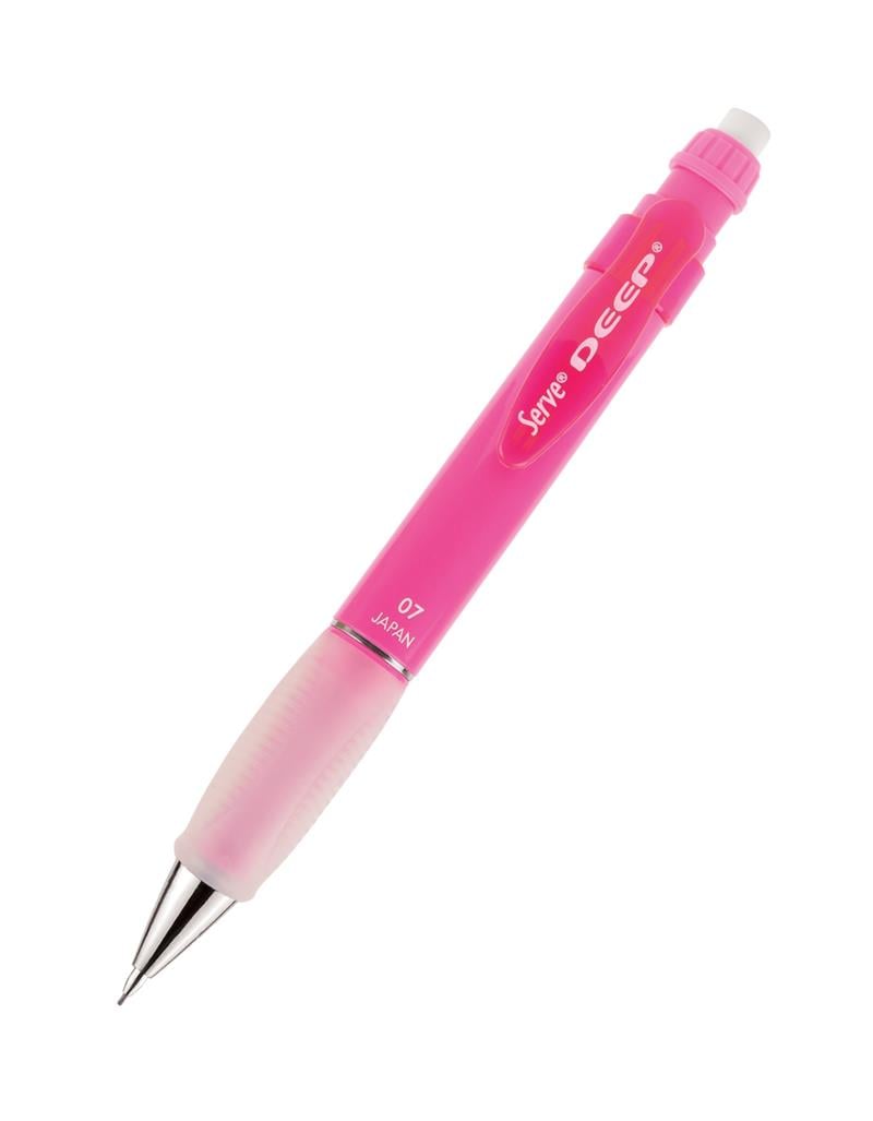 Serve Deep Doga Mekanik Kurşun Kalem Şeker Pembe Çiçek 0.7mm