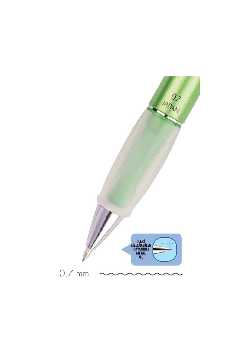 Serve Deep Pre Metalik Versatil Kalem 0.7mm Fıstık Yeşili