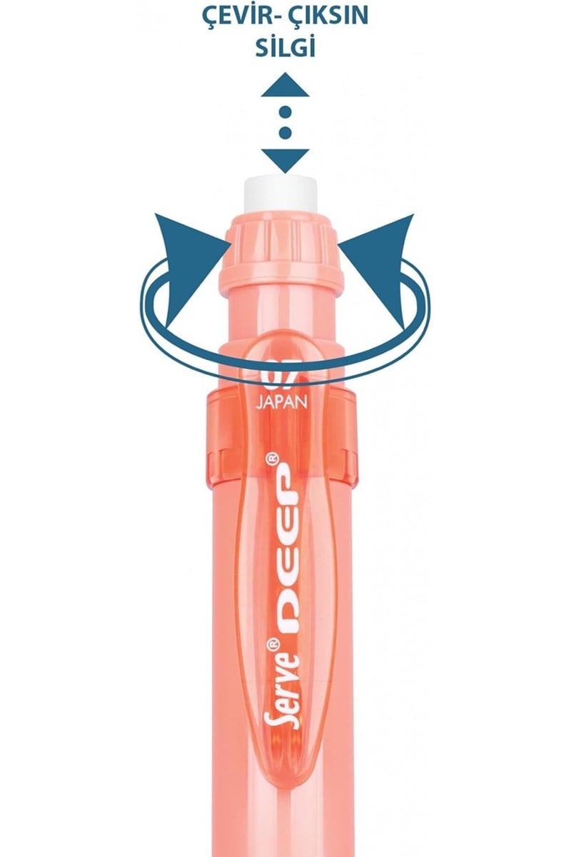 Serve Deep Versatil Kalem 0.7mm Mercan