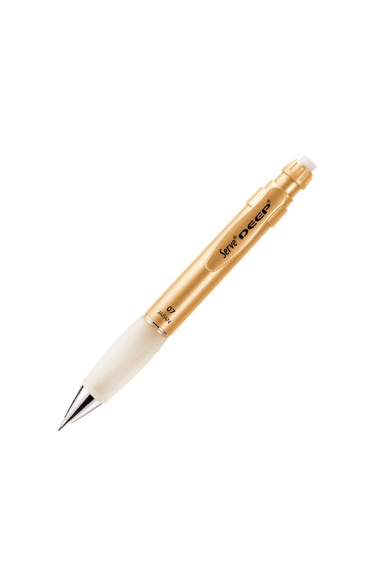 Serve Deep Versatil Kalem 0.7mm Metalik Asil Altın