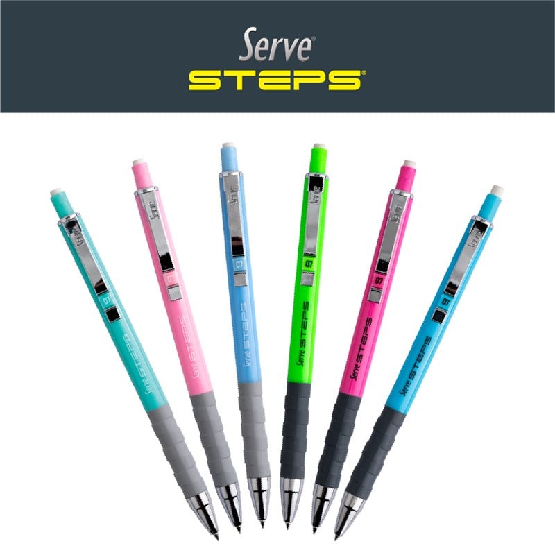 Serve Steps Versatil Fosforlu 0.7mm 36'lı Stand