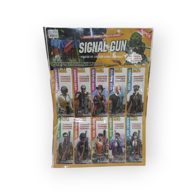 SİGNAL GUN 10'LU ANAHTARLIK SİLAHLAR 