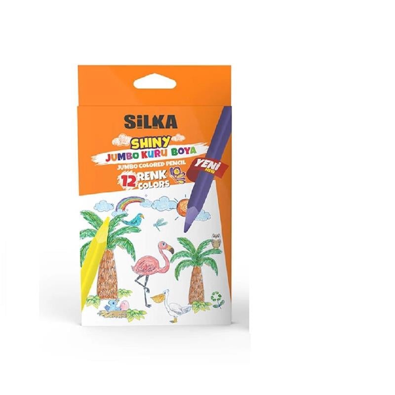 Silka Kuru Boya Jumbo Üçgen 12 Renk