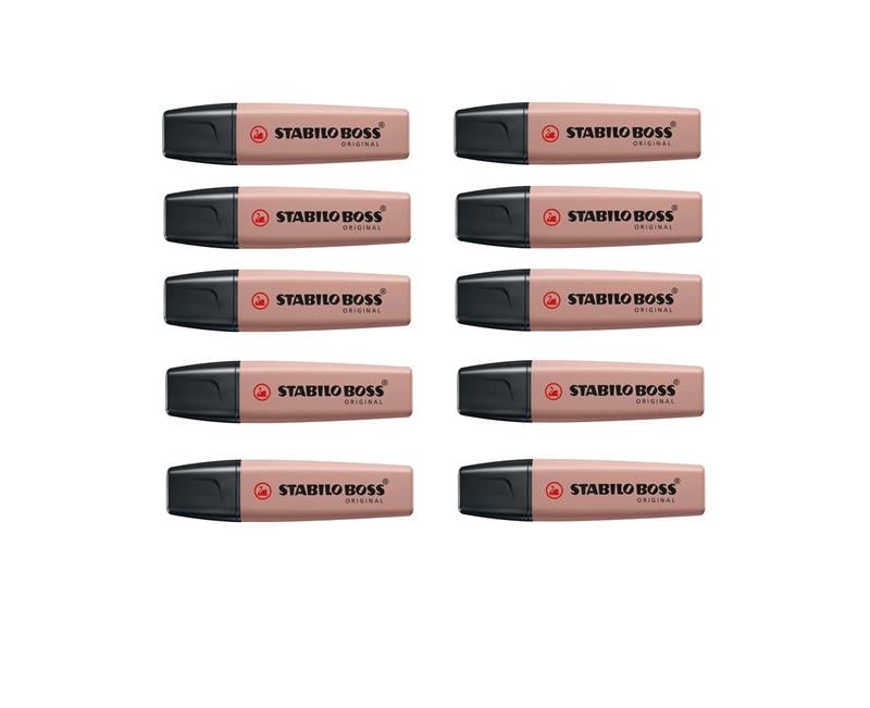 Stabilo Fosforlu Kalem Boss Nature Colors Kahverengi 10'lu Paket