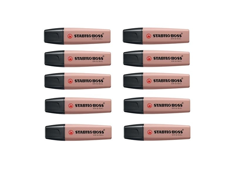 Stabilo Fosforlu Kalem Boss Nature Colors Kahverengi 10'lu Paket