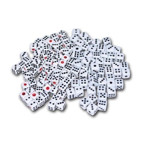 Star Lüks Tavla Zarı 8,8mm Köşeli 100'lü Paket