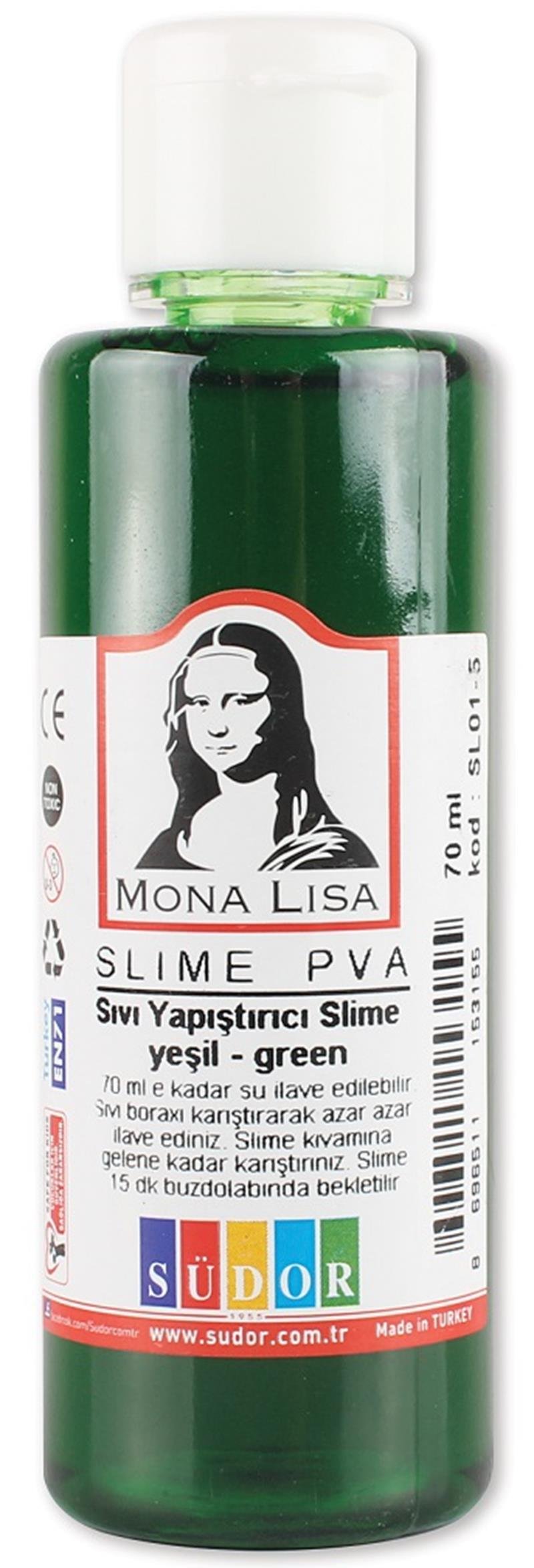 Südor 70 Ml Yeşil Slime 12'li Paket