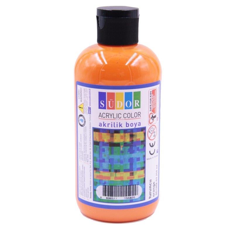 Südor Akrilik Boya 250 Ml Turuncu
