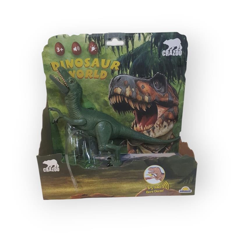 SUNMAN DİNOSAUR WORLD SESLİ VE IŞIKLI DİNOZOR FİGÜRÜ 