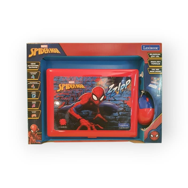Sunman Eğitici Lexibook Laptop Spiderman 124 Fonksiyon S00008834
