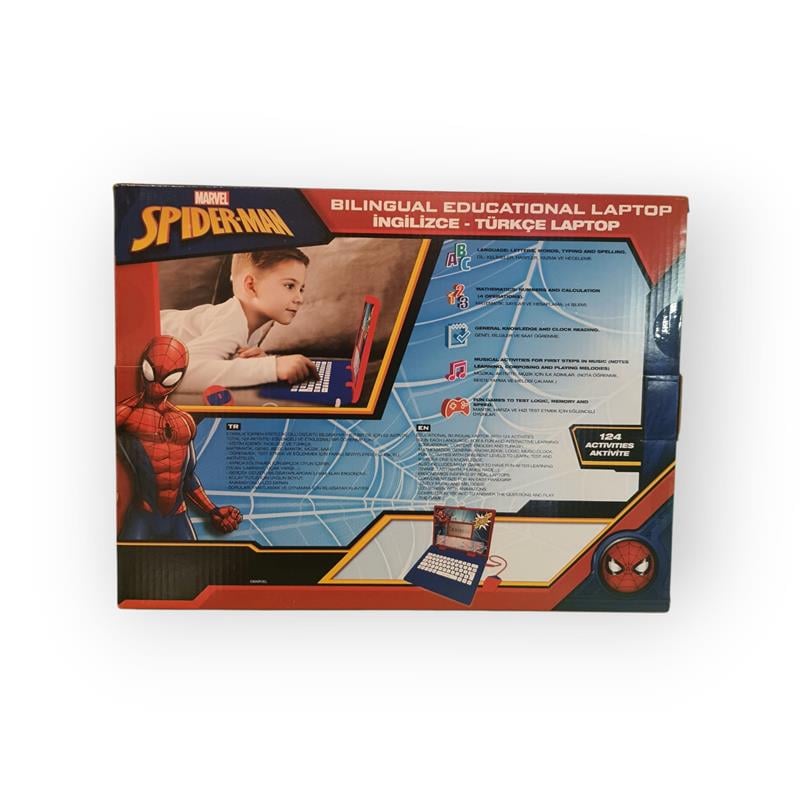 Sunman Eğitici Lexibook Laptop Spiderman 124 Fonksiyon S00008834