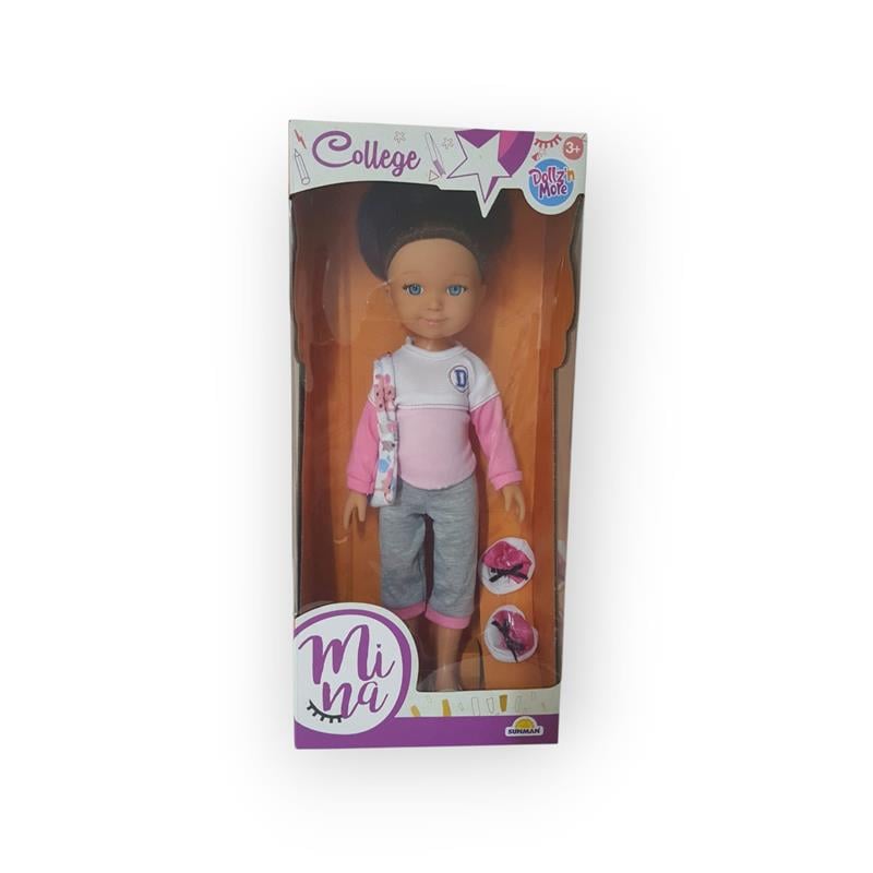 SUNMAN MİNA COLLEGE DOLL TARZ SAHİBİ KOLEJ BEBEK 35 CM