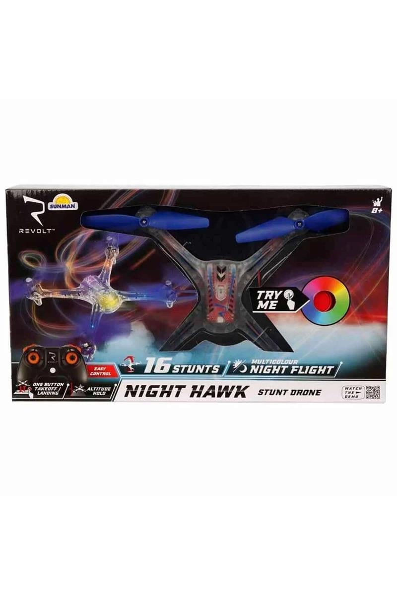 Sunman R/C Night Hawk Drone USB 7 Işıklı S00090426