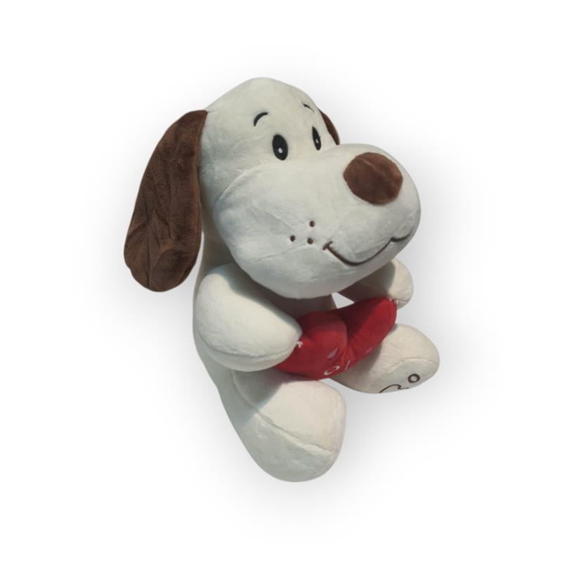 SUNMAN SEVİMLİ PELUŞ KALPLİ KÖPEK 32 CM 