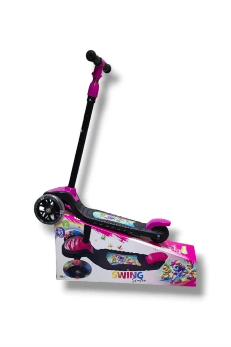 Swing Scooter Pembe Işıklı (kutulu) Swsc5-ı 
