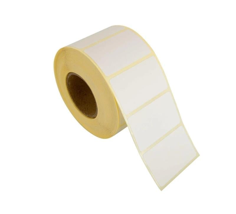 Tanex Eco Termal Barkod Etiketi 50 mm x 25 mm  40 mm çaplı 1000'li 1 Rulo