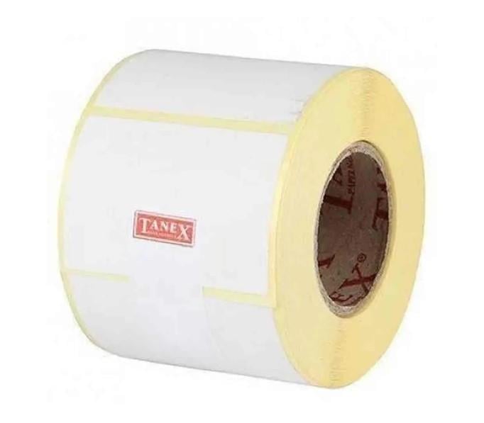 Tanex Eco Termal Barkod Etiketi 60 mm x 30 mm  40 mm çaplı 1000'li 1 Rulo