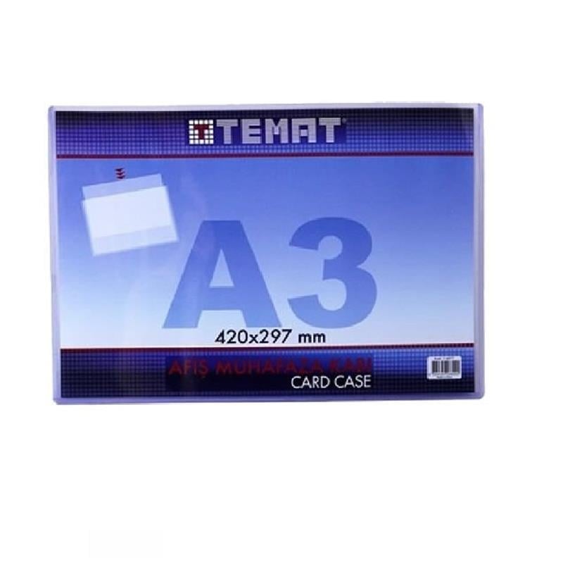 Temat A3 AfFş Muhafaza ve Kart Kabı 1 Adet