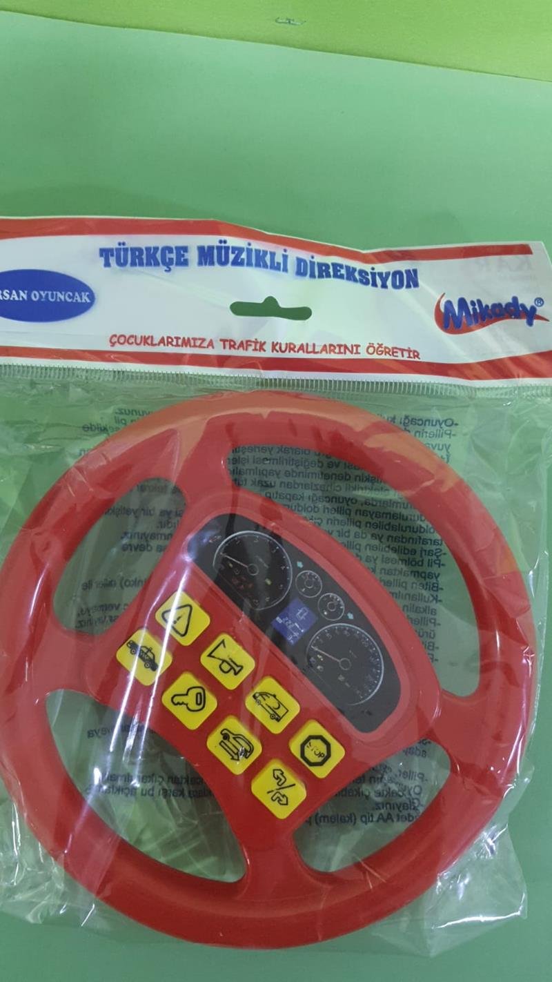 Türkçe Müzikli Pilli Direksiyon 