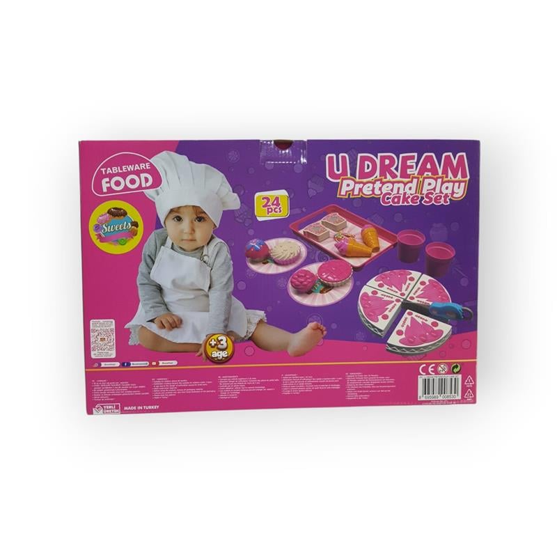 U DREAM 24 PARÇA PASTA SETİ 