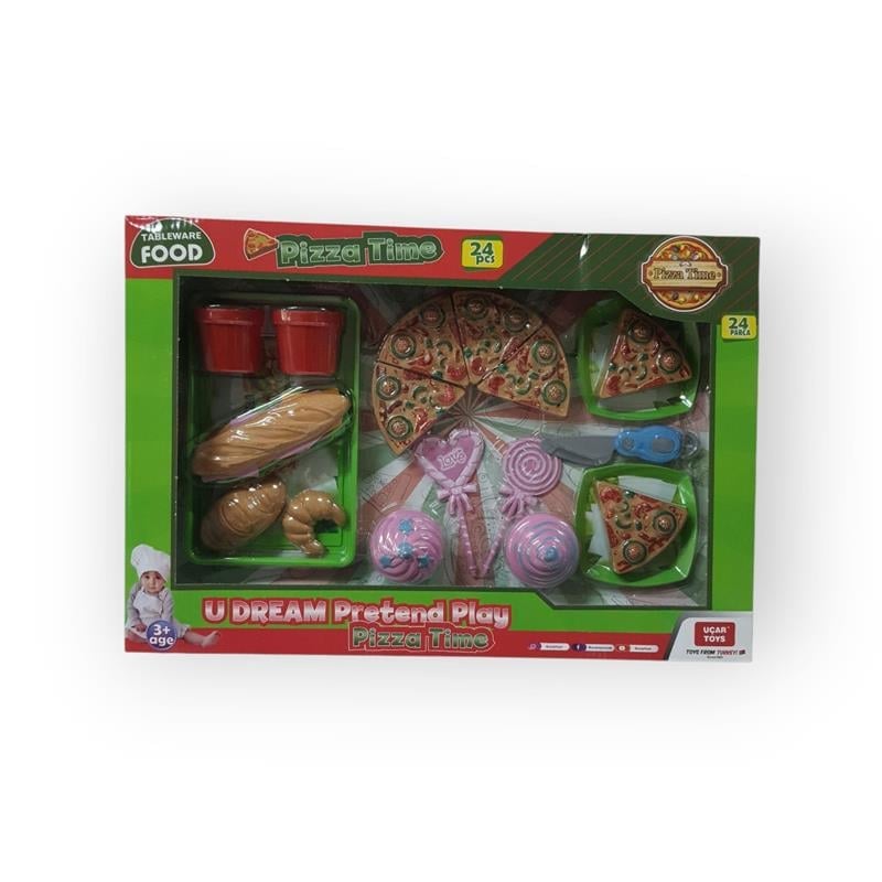 U DREAM PİZZA TİME 24 PARÇA OYUN SETİ 