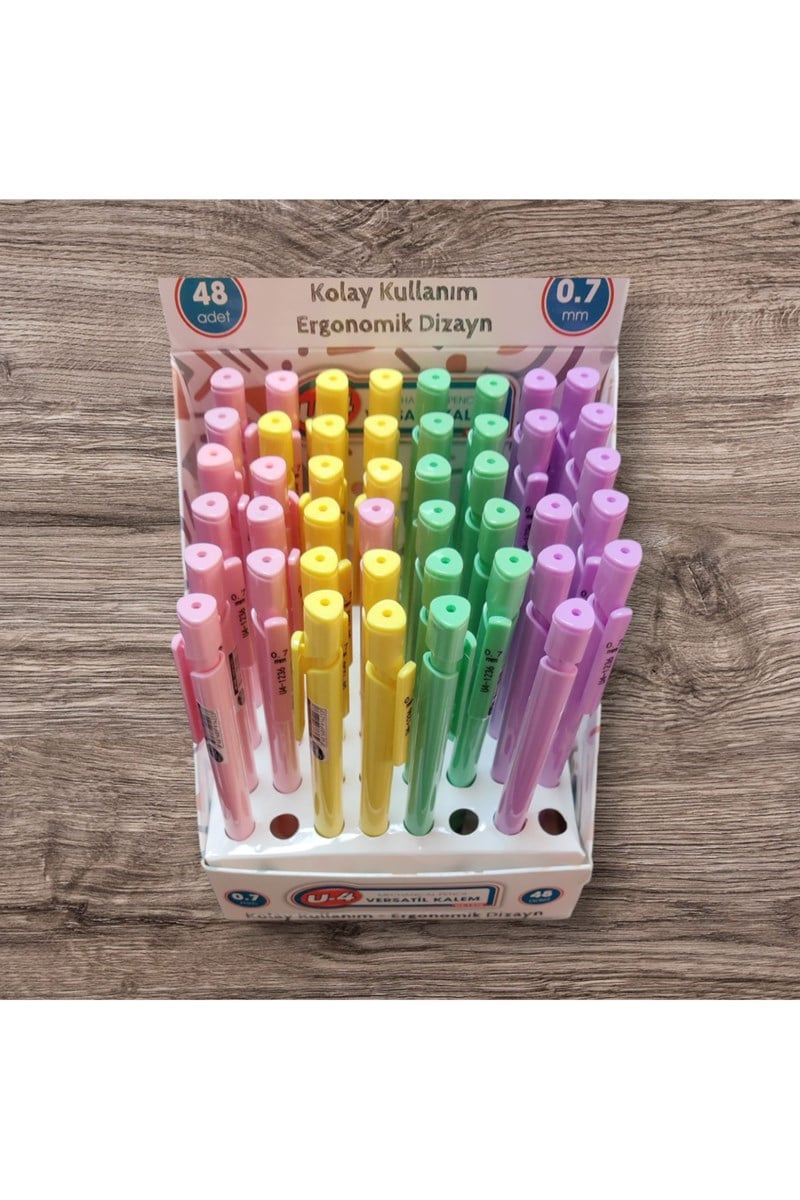 U4-1236 Versatil Kalem 0.7mm Medium 48'li Stand