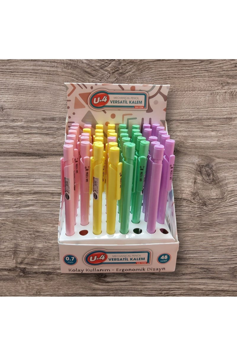 U4-1236 Versatil Kalem 0.7mm Medium 48'li Stand