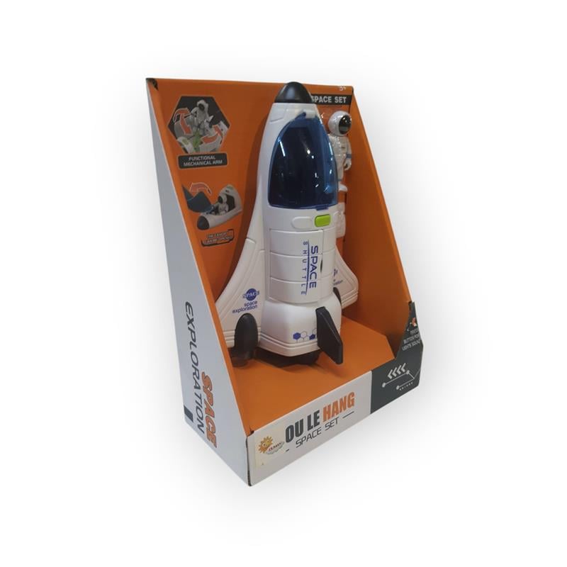UZAY MEKİĞİ OYUNCAK SETİ IŞIKLI & SESLİ SPACE SHUTTLE 