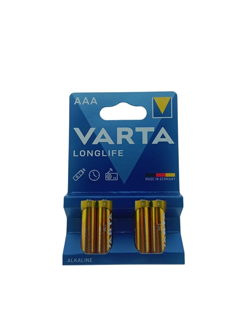 Varta Alkalin Pil 4'lü Blister İnce AAA