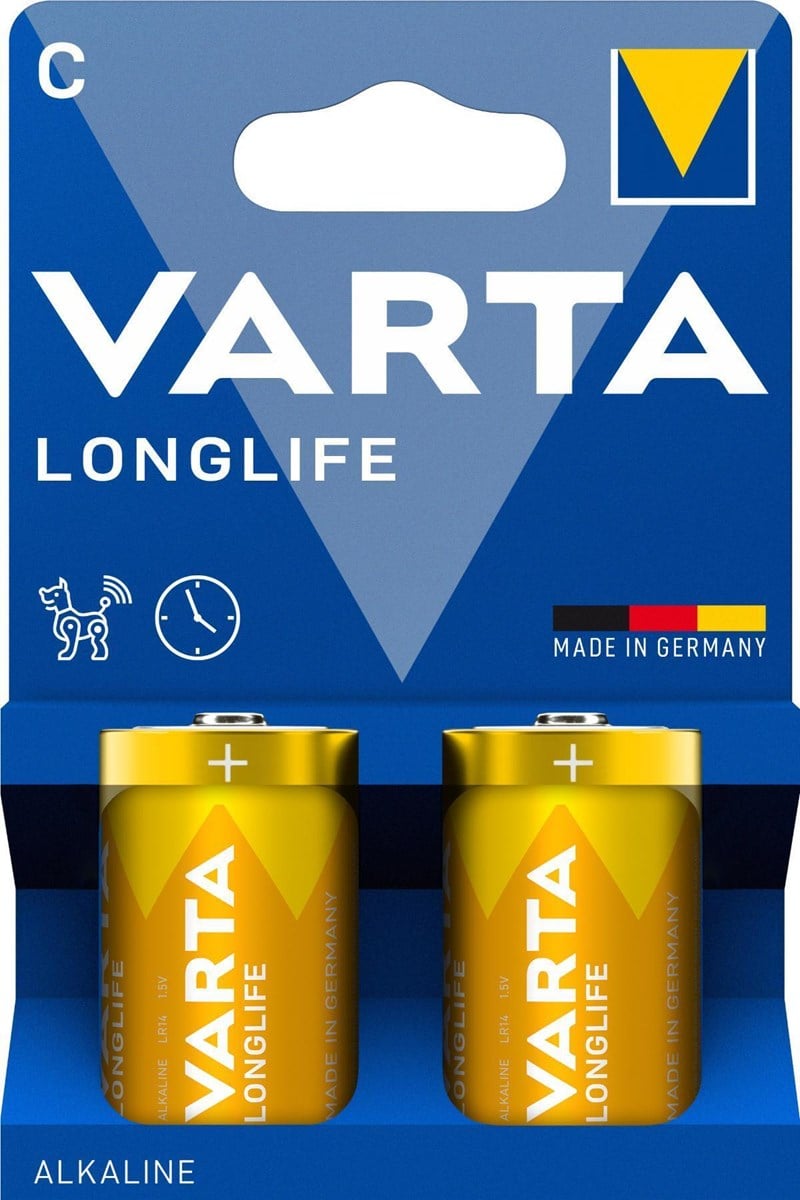Varta Alkalin Pil LL 2'li Blister C Boy