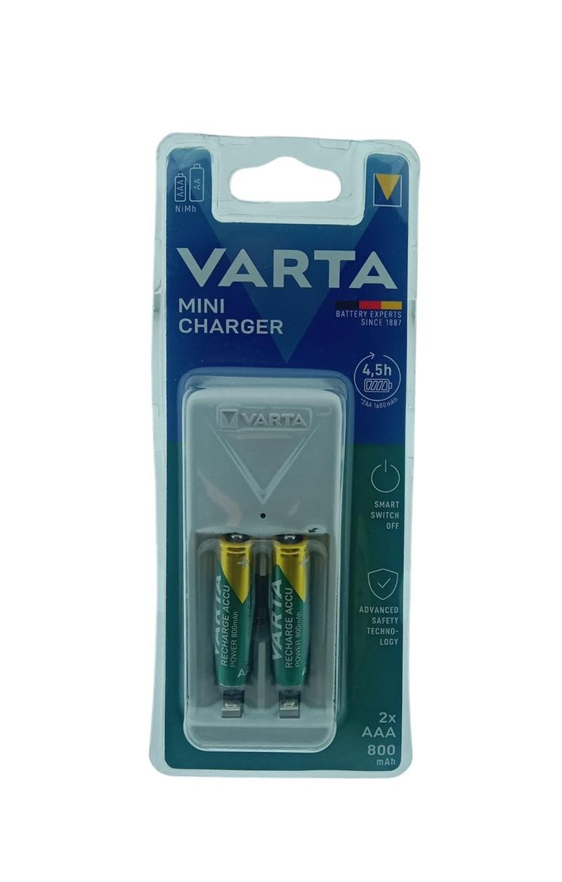 Varta Mini Şarj Aleti 2x800 mAh Pil Hediyeli