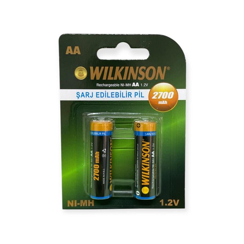Wilkinson Şarjlı Kalem 2700 Mah 2'Li Pil 