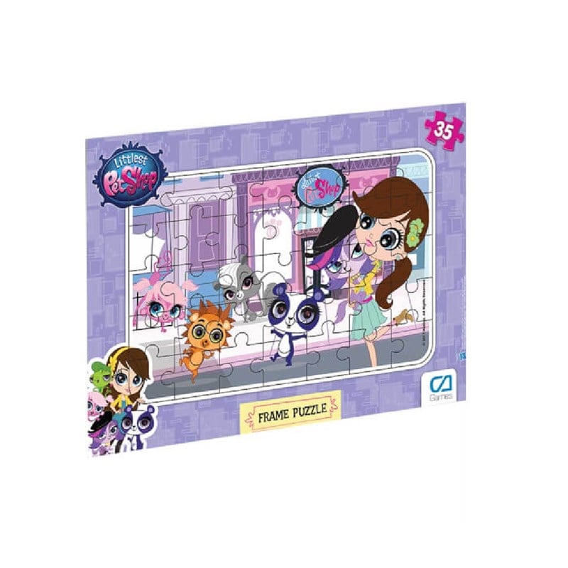 Yapboz- Ca.5018-19 Lıttlest Pet Shop Frame Puzzle 35-1-2
