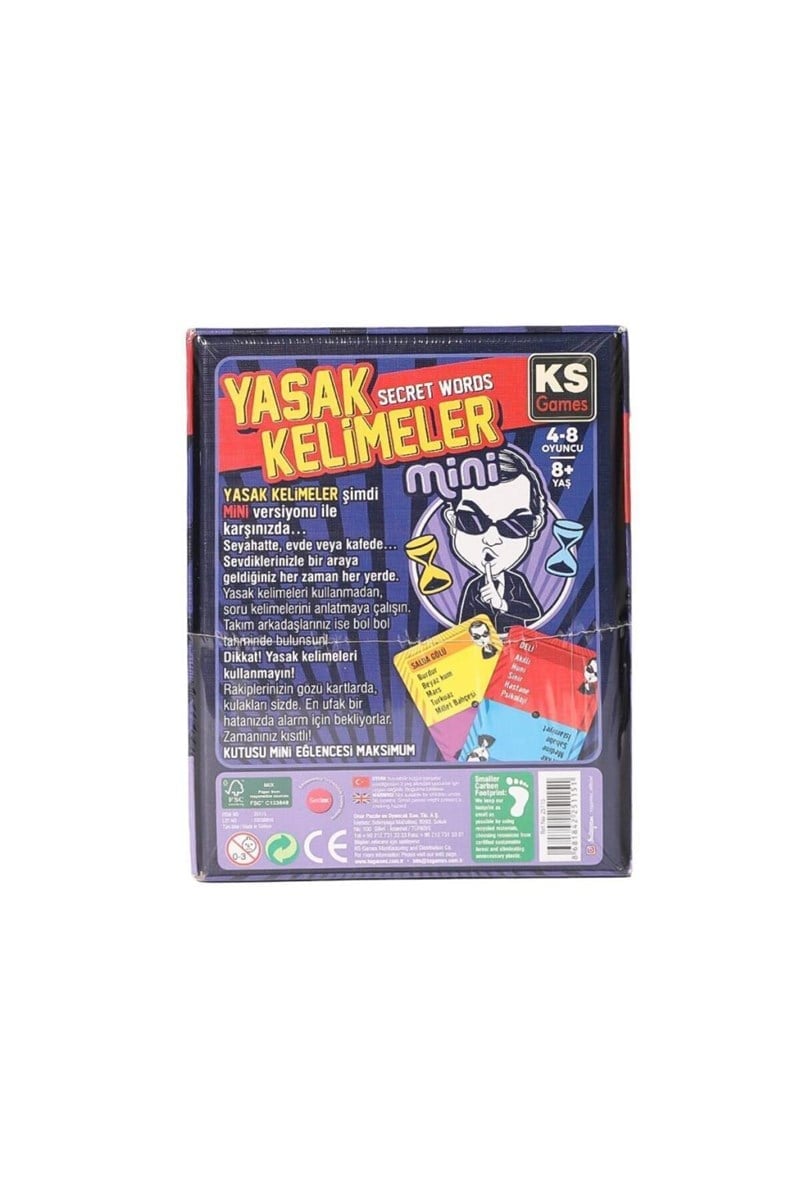 Yasak Kelimeler Mini Ks Games 25115 