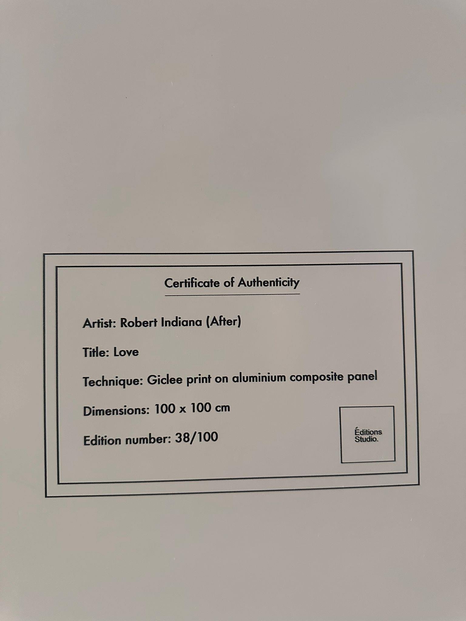 Love Gicle Baskı Tablo