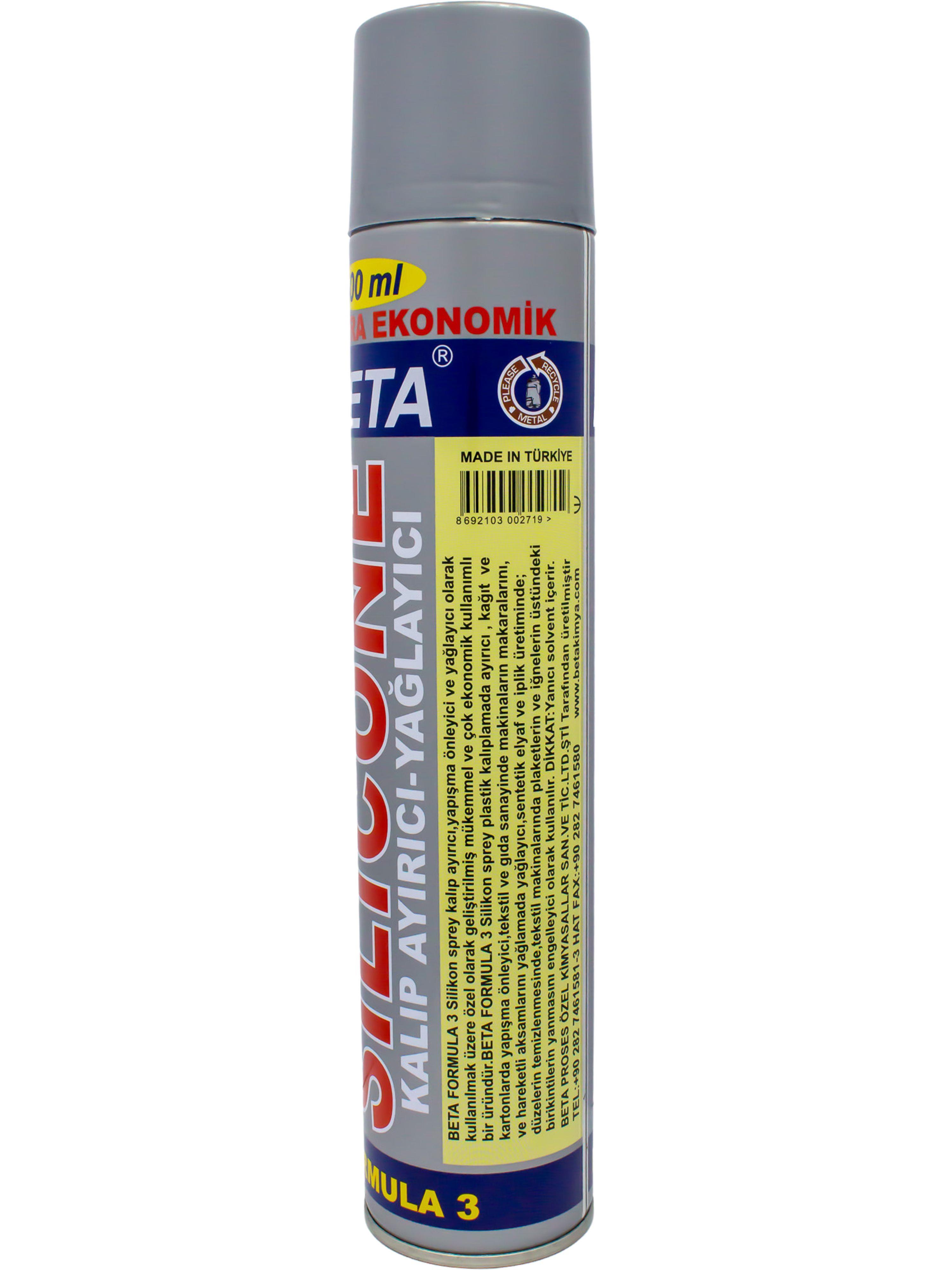 Beta Silikon Formula 3 Sprey 500ml