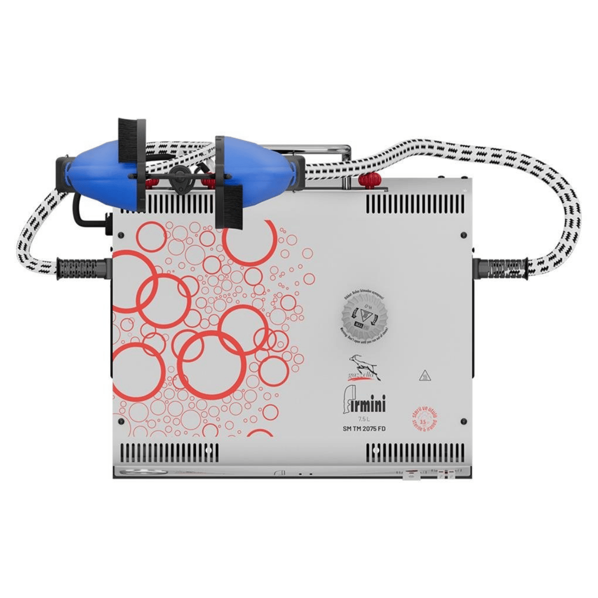 GazellaFirmini SPR/BM 2075 FD Askıda Ütüleme Robotu İki Fırçalı – Döner Başlıklı, 7,5 Litre Buhar KazanlıSPR/BM 2075 FDFirmini SPR BM 2035 FD – Döner Başlıklı, İki Fırçalı Askıda Ütüleme Robotu | 3,5 L Paslanmaz Kazan, 4 Bar Buhar Basınçlı