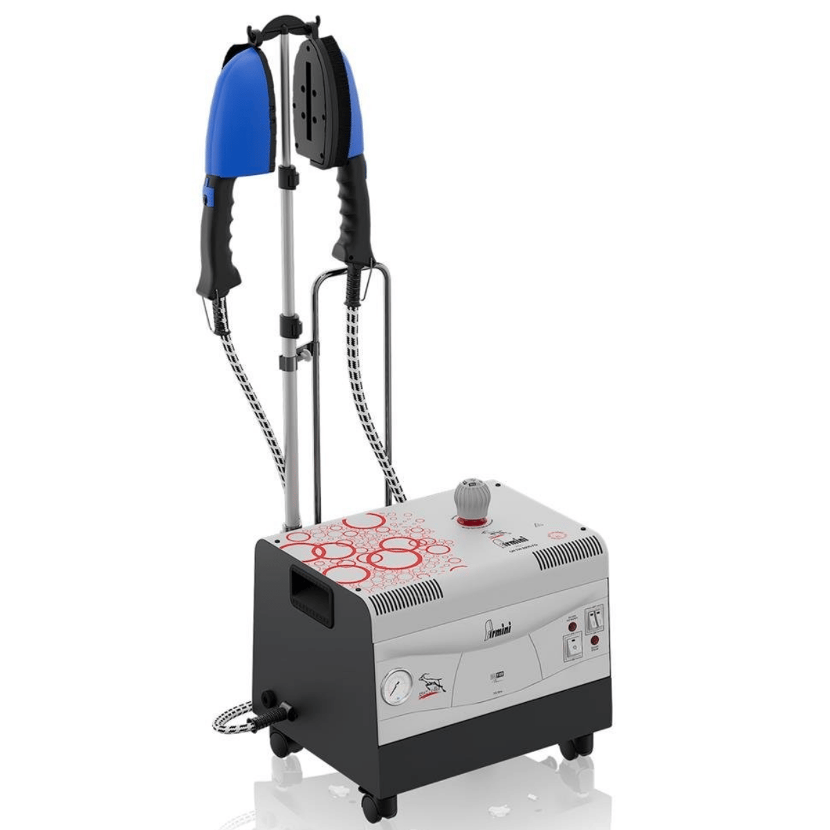 GazellaFirmini SPR/BM 2075 FD Askıda Ütüleme Robotu İki Fırçalı – Döner Başlıklı, 7,5 Litre Buhar KazanlıSPR/BM 2075 FDFirmini SPR BM 2035 FD – Döner Başlıklı, İki Fırçalı Askıda Ütüleme Robotu | 3,5 L Paslanmaz Kazan, 4 Bar Buhar Basınçlı