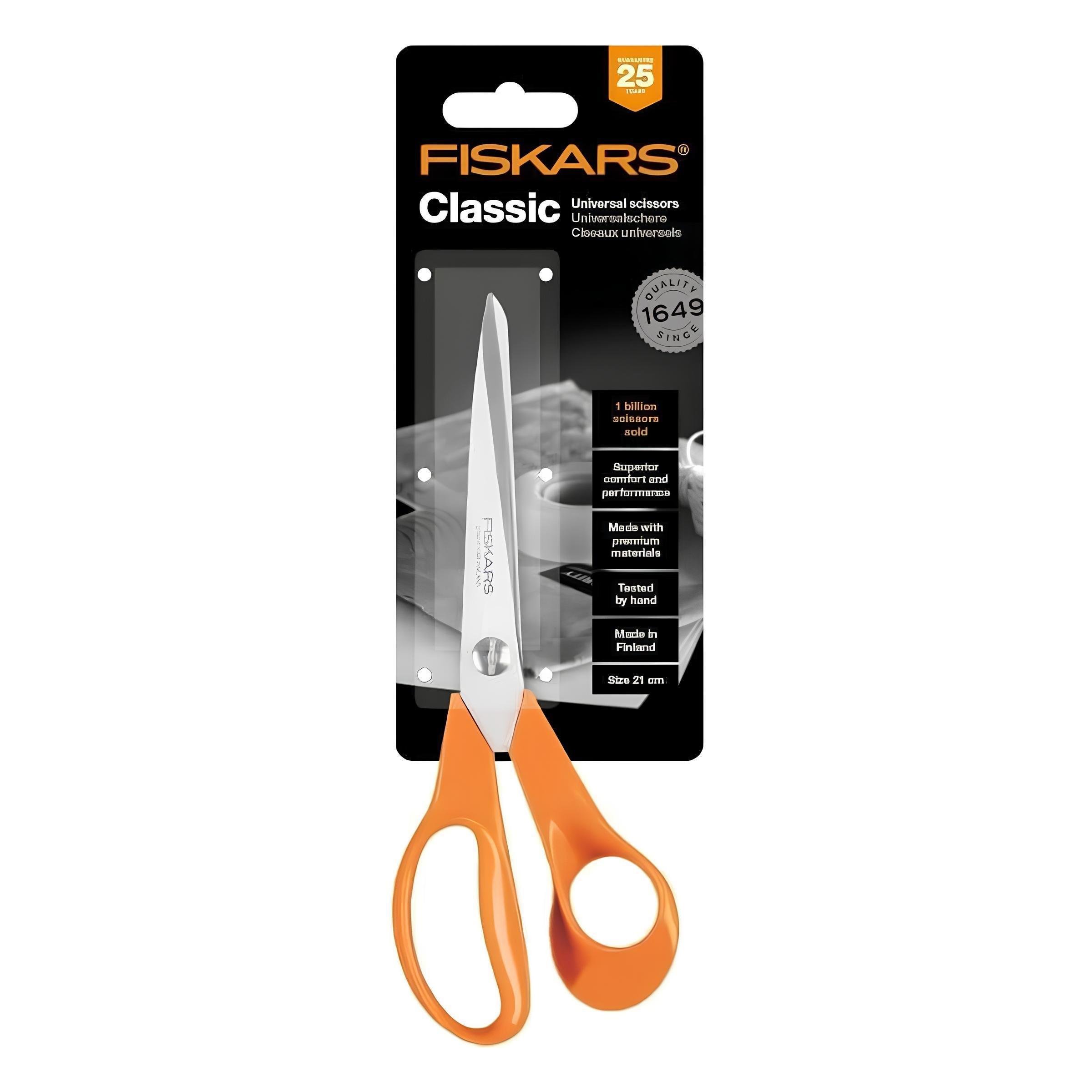 Fiskars Kumaş Deri ve Karton Makası 8 No 20,32 cm (D215)(9853) | Fiskars Kumaş ve Deri Makası