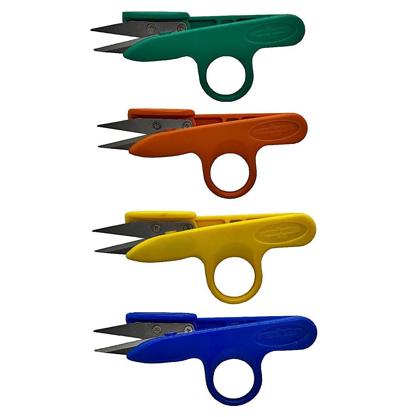 Golden Eagle TC-801 İplik Temizleme Makası (Parmaklı) 12 cm | Çıt Makas Paslanmaz Çelik