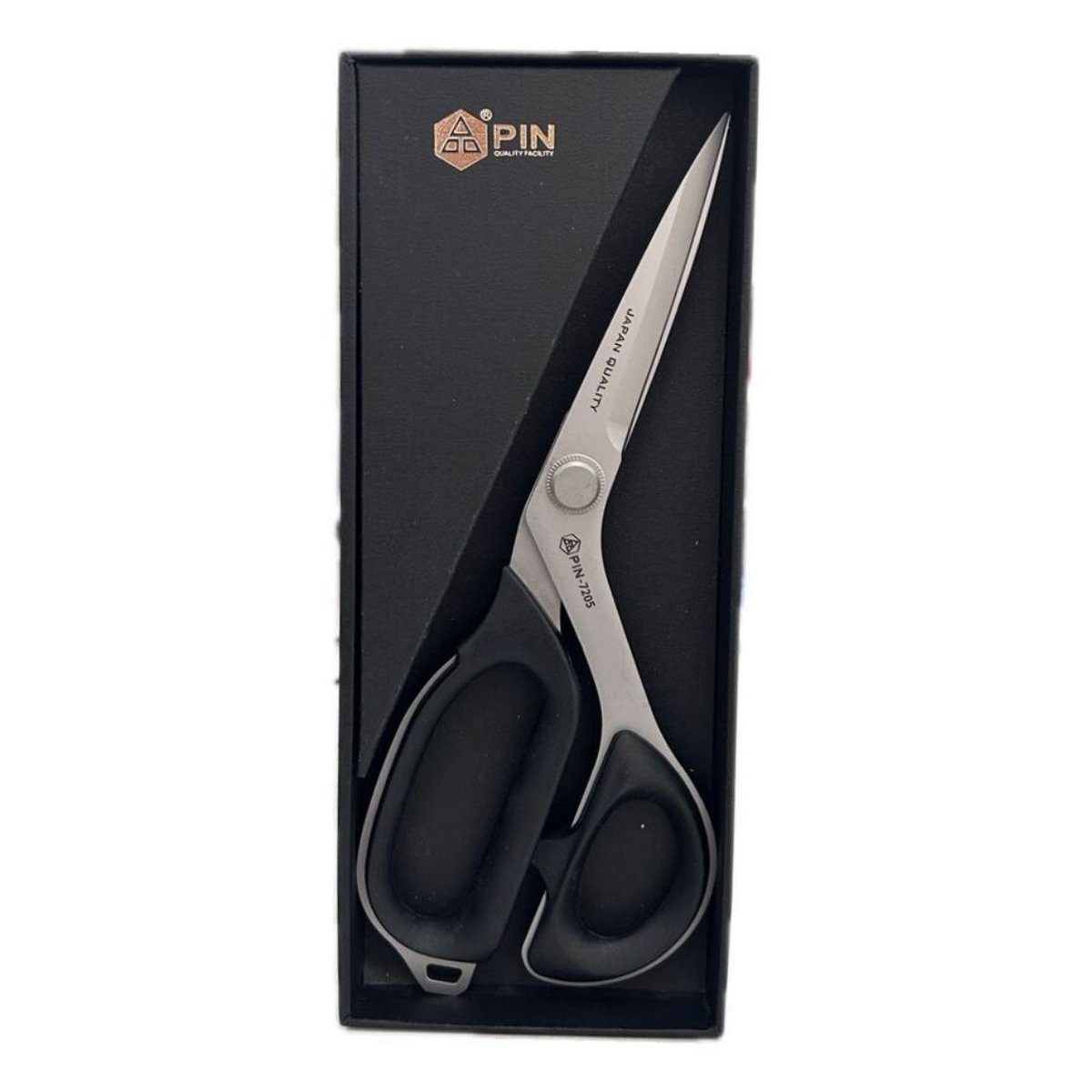 Pin-7205 Titanyum Kaplamalı Profesyonel Terzi Makası 8″ (20 cm) | Dayanıklı Kumaş Kesim